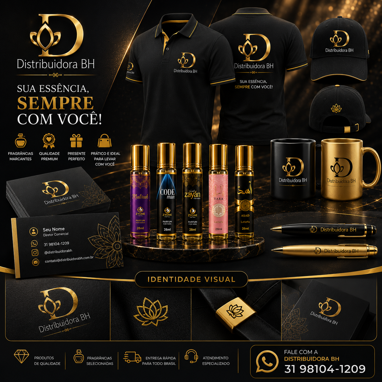 Identidade visual Distribuidora BH