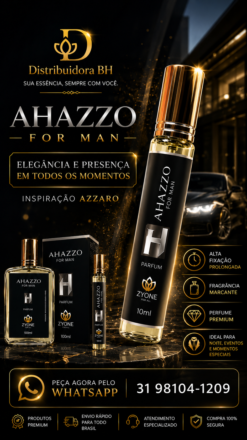 Ahazzo For Man — Inspirado em Azzaro